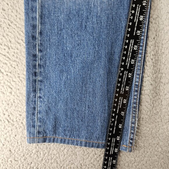 Levis Jeans Mens 38x32 (40x30) Blue 513 Slim Straight Modern - Picture 9 of 16